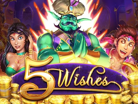 5 Wishes online game logo by Pragmatic Play on robocatlogin.com
