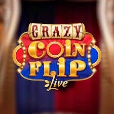 Crazy Coin Flip slot logo by Evolution at Robocat